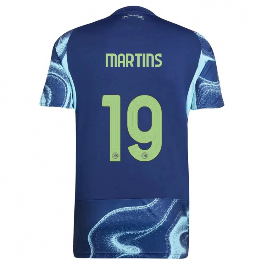 Danxen Pánské Lulinho Martins #19 Tmavě Modrá Nebesky Modrá Daleko Hráčské Dresy 2025/26 Dres