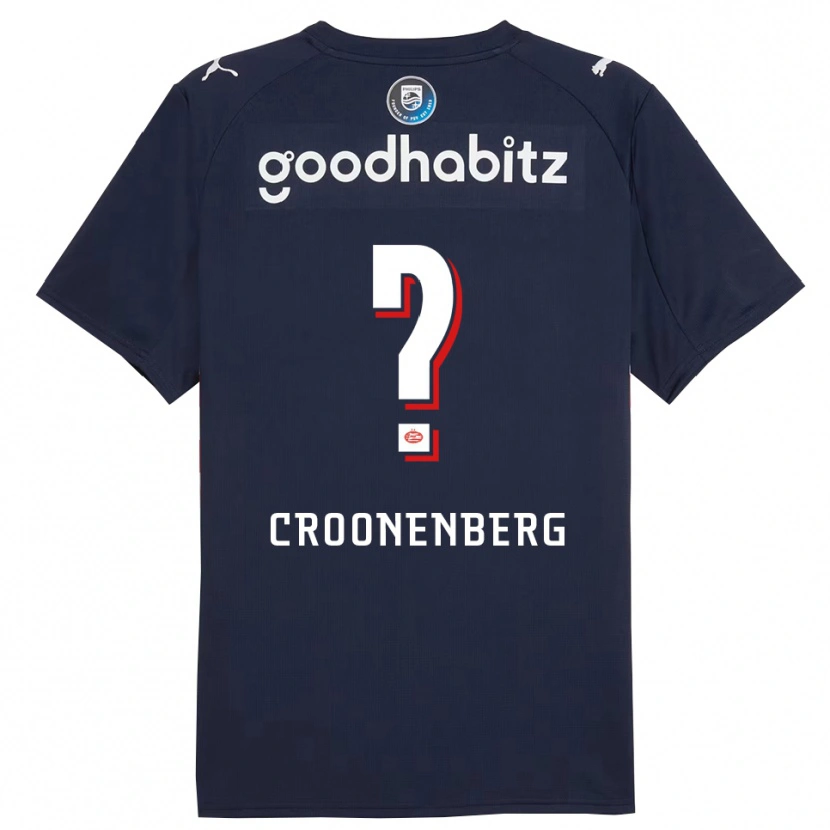 Danxen Pánské Luca Croonenberg #0 Tmavě Modrá Bílá Daleko Hráčské Dresy 2025/26 Dres