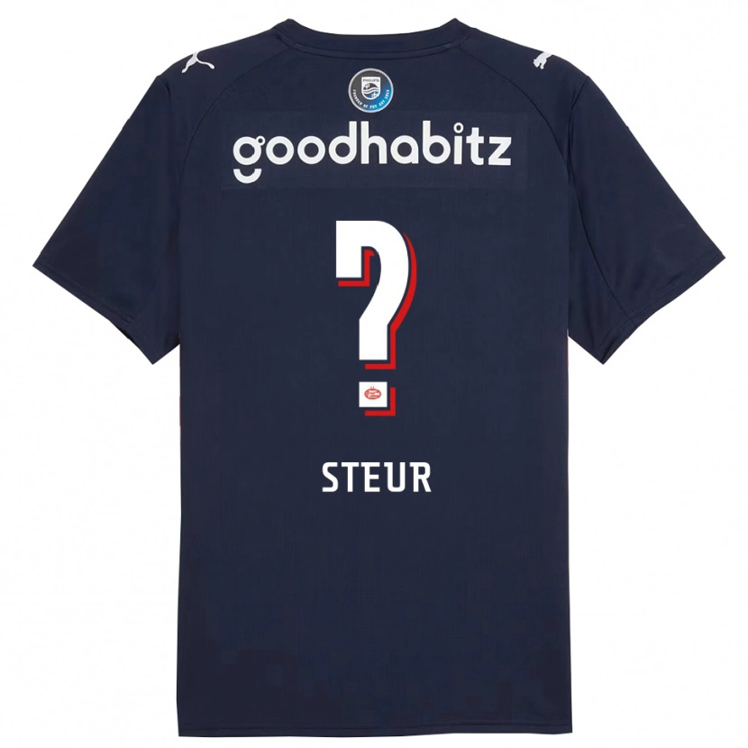 Danxen Pánské Roy Steur #0 Tmavě Modrá Bílá Daleko Hráčské Dresy 2025/26 Dres