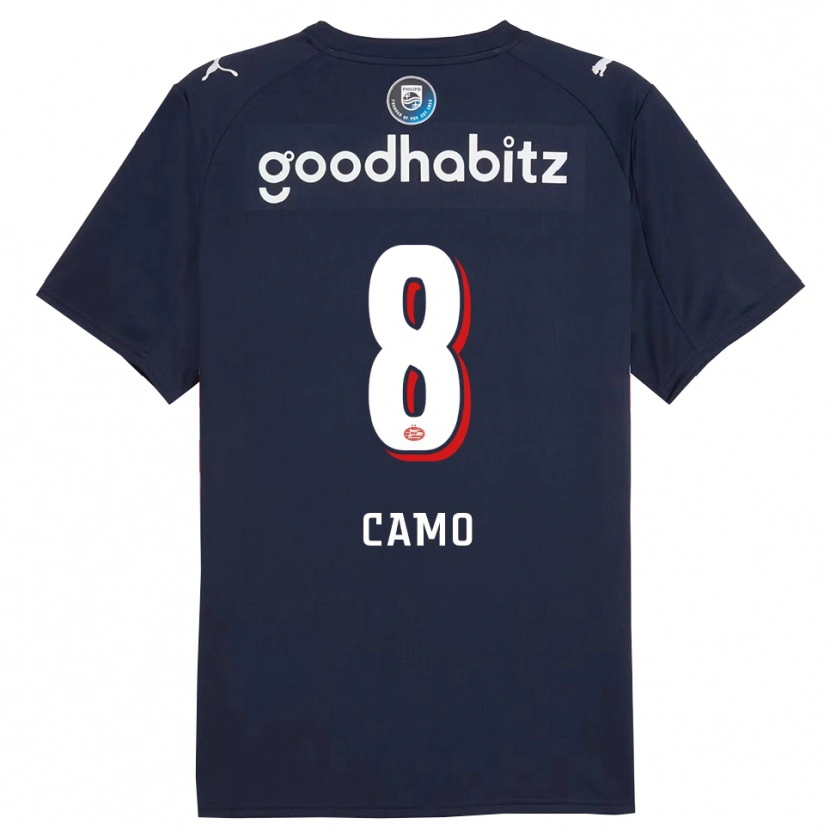 Danxen Pánské Adin Camo #8 Tmavě Modrá Bílá Daleko Hráčské Dresy 2025/26 Dres
