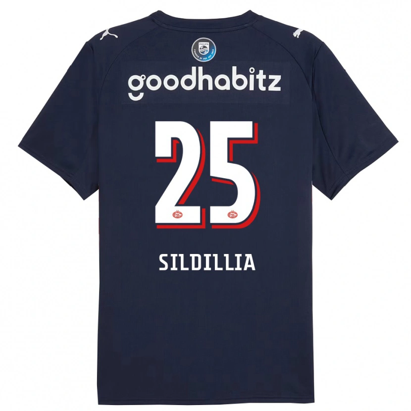 Danxen Pánské Kiliann Sildillia #25 Tmavě Modrá Bílá Daleko Hráčské Dresy 2025/26 Dres