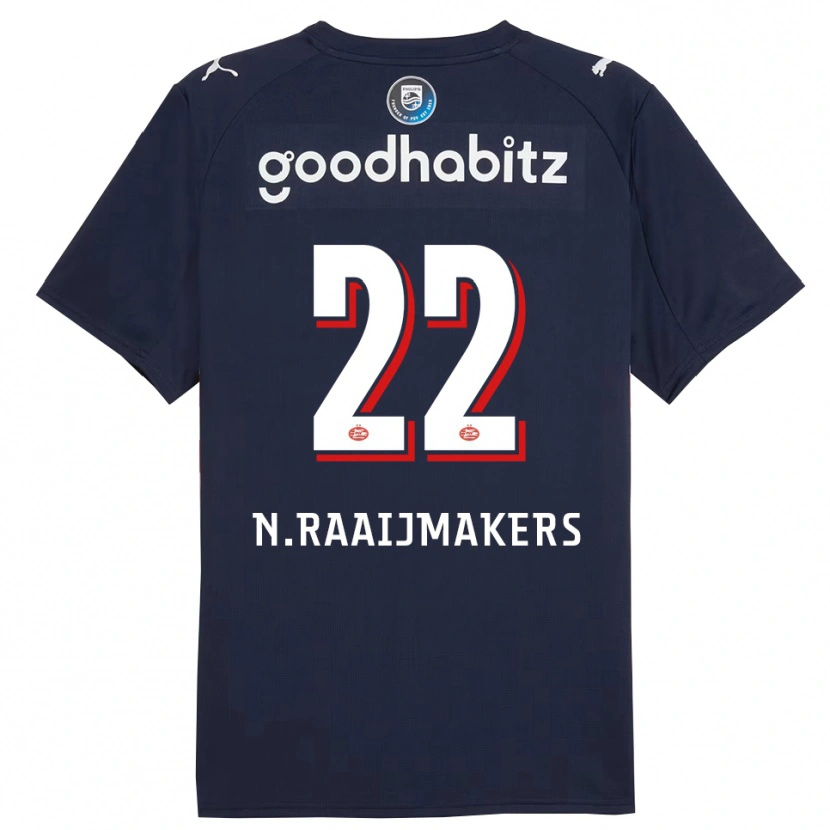 Danxen Pánské Niels Raaijmakers #22 Tmavě Modrá Bílá Daleko Hráčské Dresy 2025/26 Dres