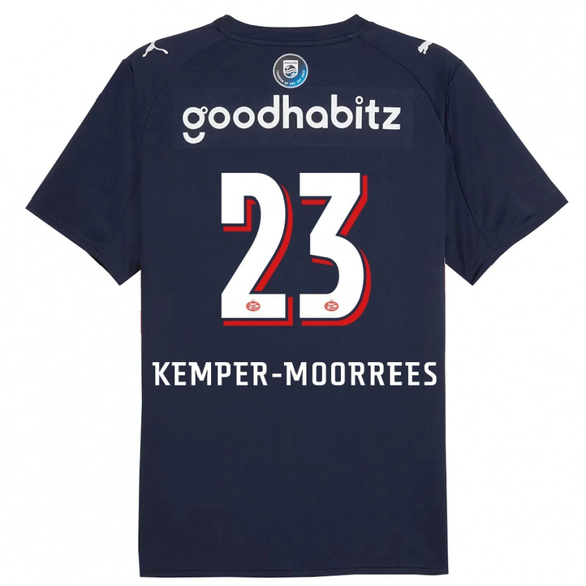 Danxen Pánské Myrthe Kemper-Moorrees #23 Tmavě Modrá Bílá Daleko Hráčské Dresy 2025/26 Dres