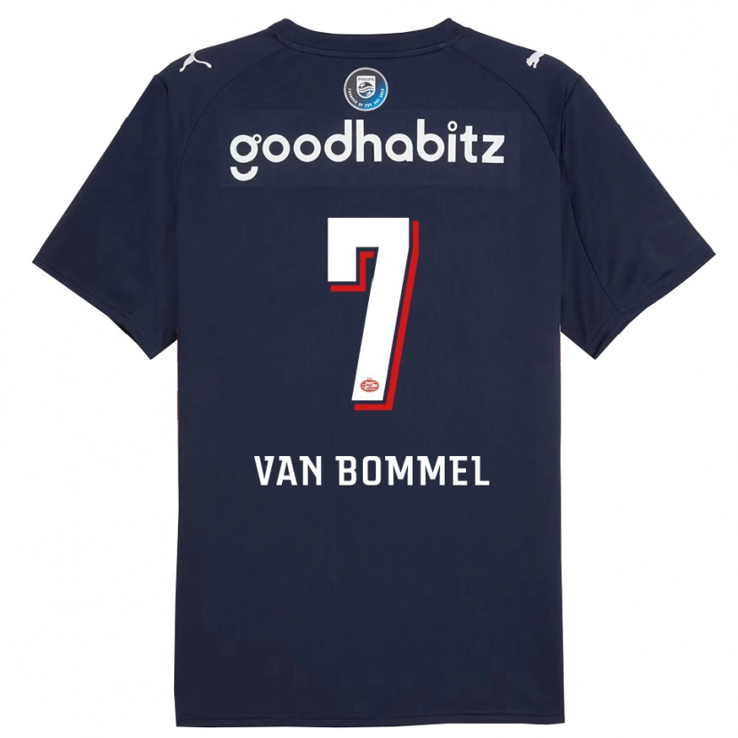 Danxen Pánské Ruben Van Bommel #7 Tmavě Modrá Bílá Daleko Hráčské Dresy 2025/26 Dres