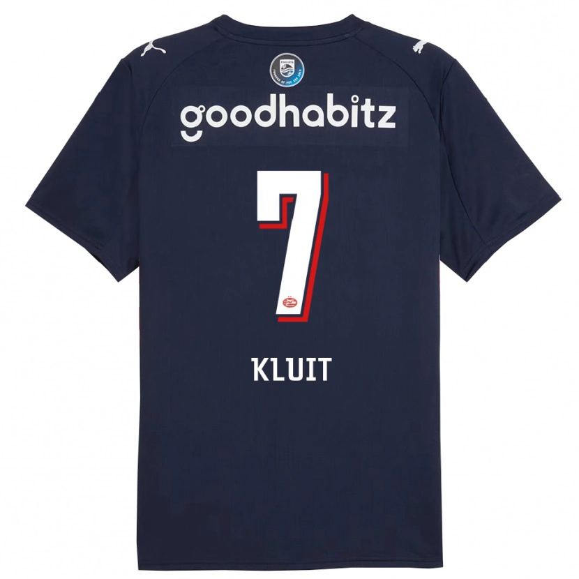 Danxen Pánské Fabio Kluit #7 Tmavě Modrá Bílá Daleko Hráčské Dresy 2025/26 Dres