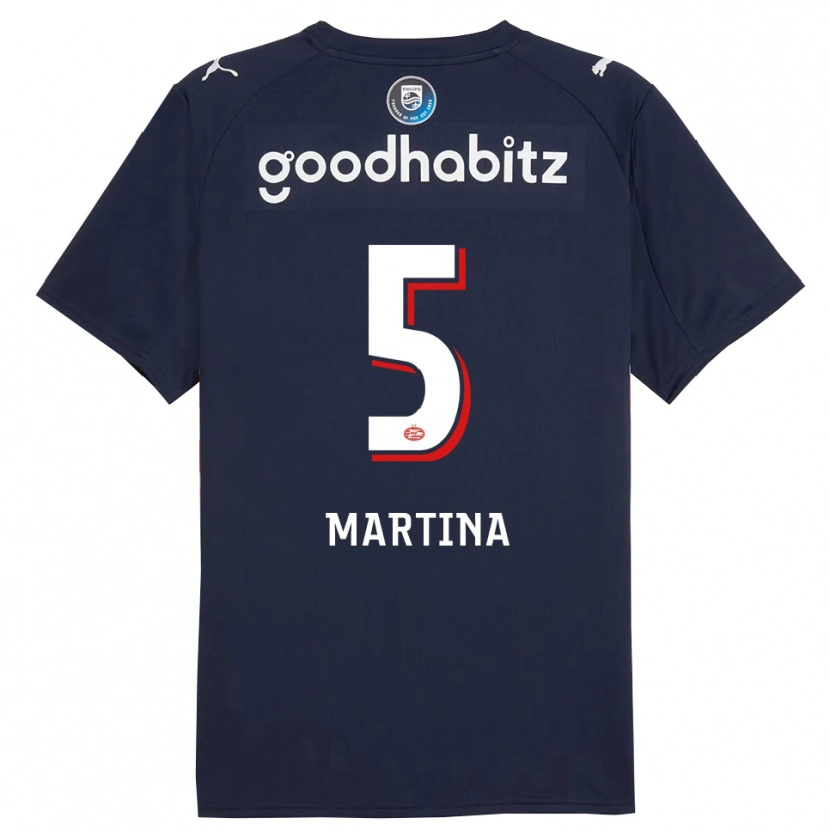Danxen Pánské Jorvimar Martina #5 Tmavě Modrá Bílá Daleko Hráčské Dresy 2025/26 Dres