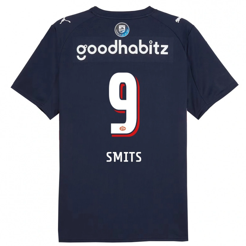 Danxen Pánské Joëlle Smits #9 Tmavě Modrá Bílá Daleko Hráčské Dresy 2025/26 Dres