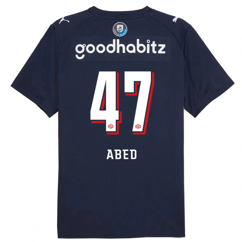 Danxen Pánské Tai Abed #47 Tmavě Modrá Bílá Daleko Hráčské Dresy 2025/26 Dres