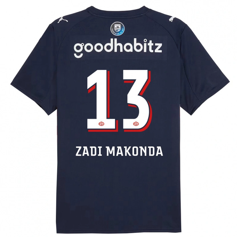 Danxen Pánské David Zadi Makonda #13 Tmavě Modrá Bílá Daleko Hráčské Dresy 2025/26 Dres