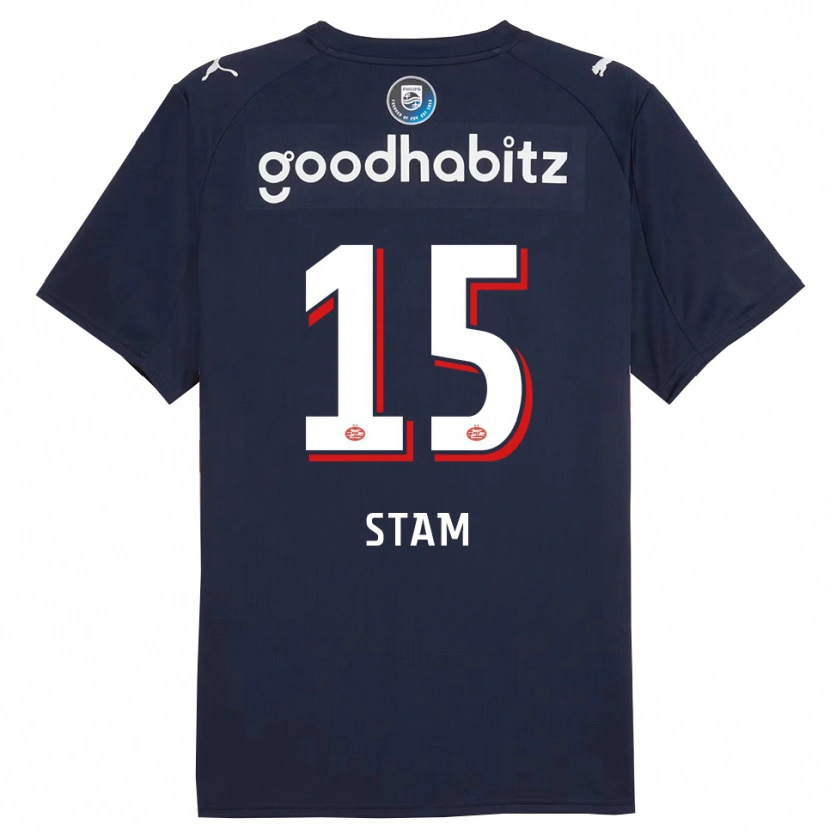 Danxen Pánské Dyran Stam #15 Tmavě Modrá Bílá Daleko Hráčské Dresy 2025/26 Dres
