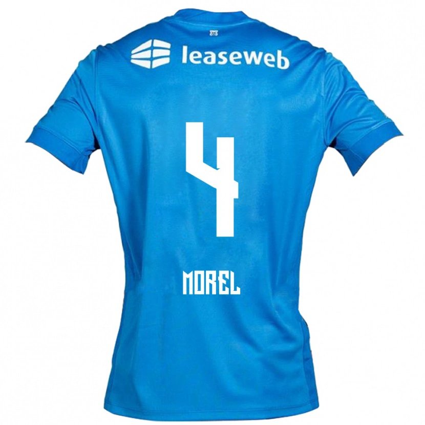 Danxen Pánské Aebe Morel #4 Modrá Bílá Daleko Hráčské Dresy 2025/26 Dres
