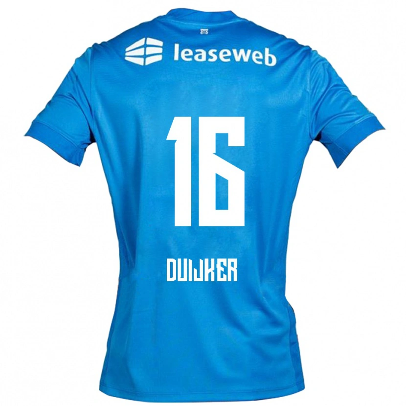 Danxen Pánské Jaycen Duijker #16 Modrá Bílá Daleko Hráčské Dresy 2025/26 Dres