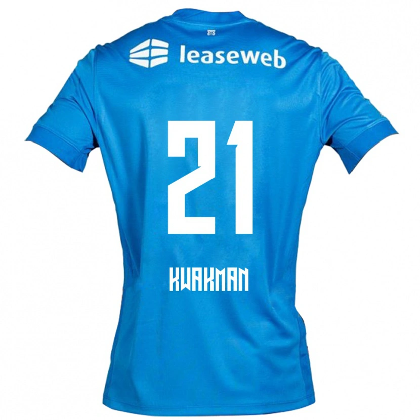 Danxen Pánské Dave Kwakman #21 Modrá Bílá Daleko Hráčské Dresy 2025/26 Dres