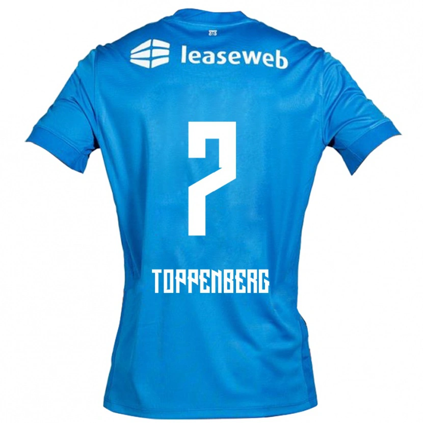 Danxen Pánské Kevin Toppenberg #7 Modrá Bílá Daleko Hráčské Dresy 2025/26 Dres
