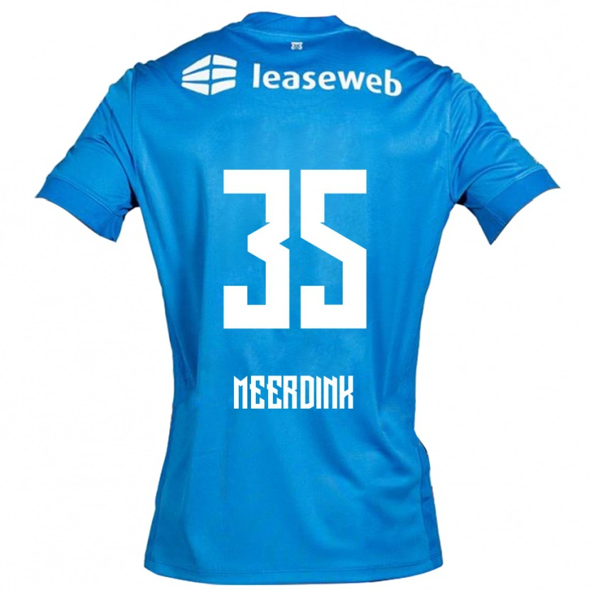 Danxen Pánské Mexx Meerdink #35 Modrá Bílá Daleko Hráčské Dresy 2025/26 Dres