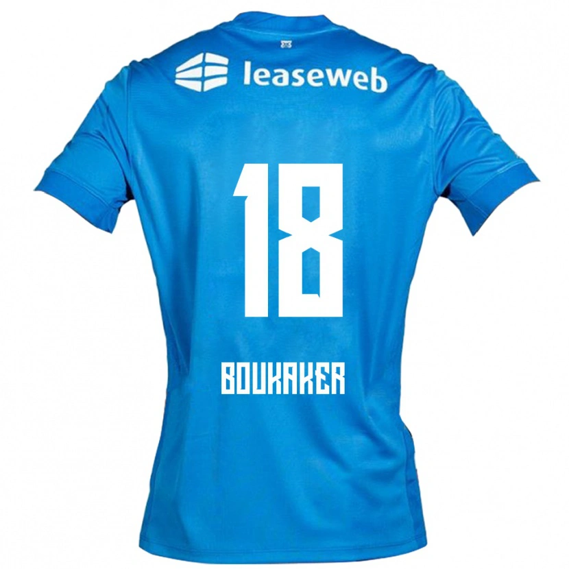 Danxen Pánské Romaissa Boukaker #18 Modrá Bílá Daleko Hráčské Dresy 2025/26 Dres
