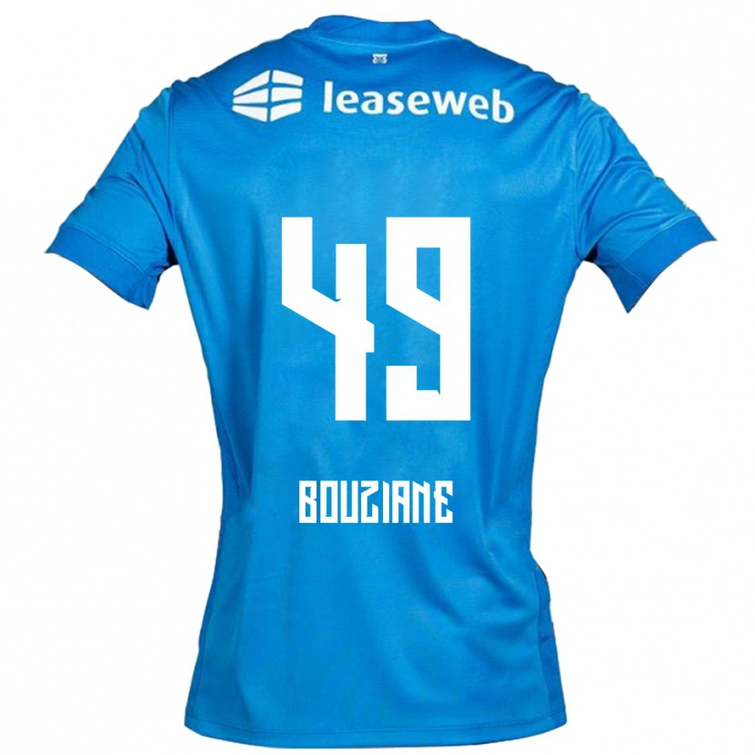 Danxen Pánské Wassim Bouziane #49 Modrá Bílá Daleko Hráčské Dresy 2025/26 Dres