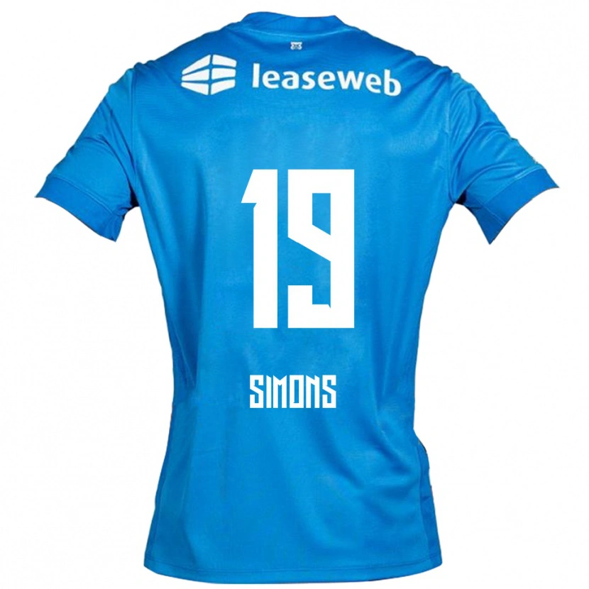 Danxen Pánské Saviola Simons #19 Modrá Bílá Daleko Hráčské Dresy 2025/26 Dres