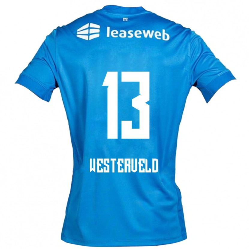 Danxen Pánské Sem Westerveld #13 Modrá Bílá Daleko Hráčské Dresy 2025/26 Dres