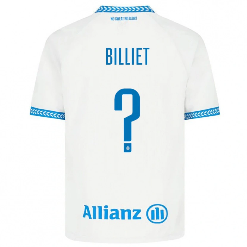 Danxen Pánské Jonah Billiet #0 Modrá Bílá Daleko Hráčské Dresy 2025/26 Dres