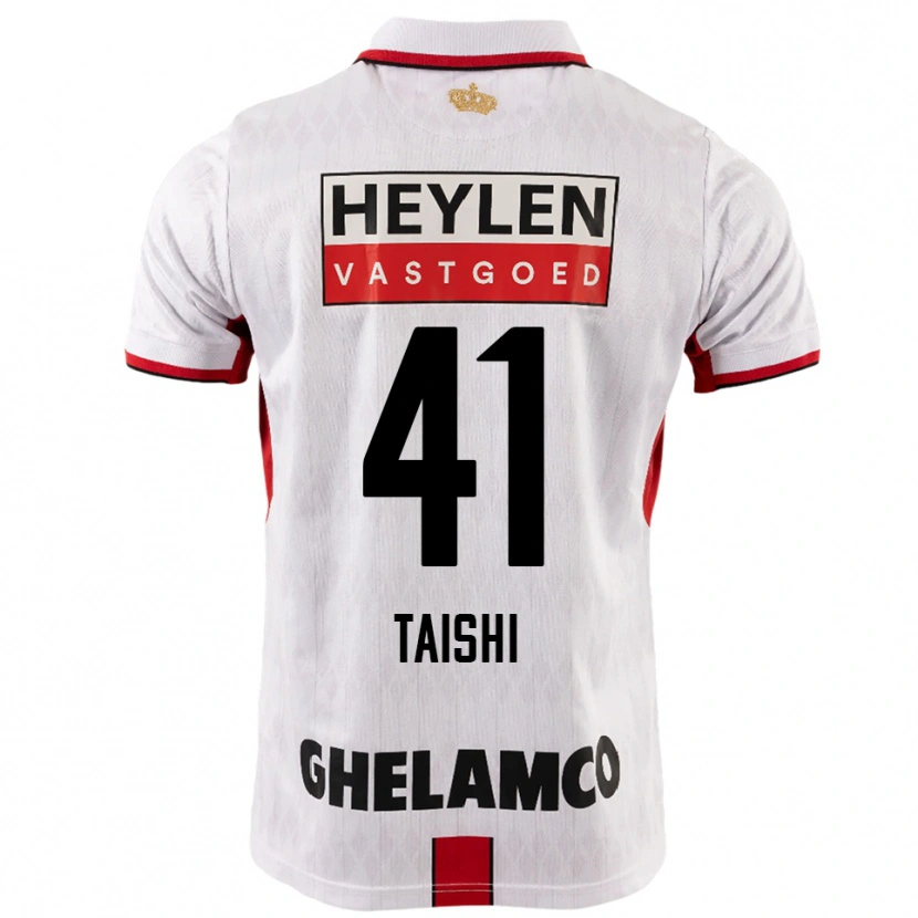Danxen Pánské Taishi Brandon Nozawa #41 Bílá Červená Daleko Hráčské Dresy 2025/26 Dres