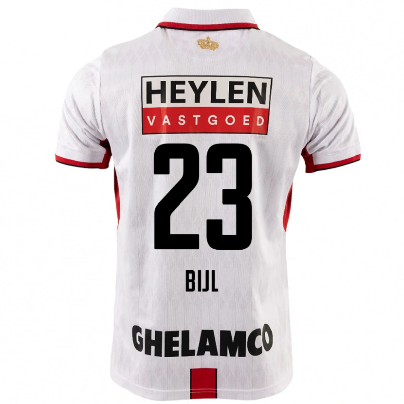 Danxen Pánské Glenn Bijl #23 Bílá Červená Daleko Hráčské Dresy 2025/26 Dres