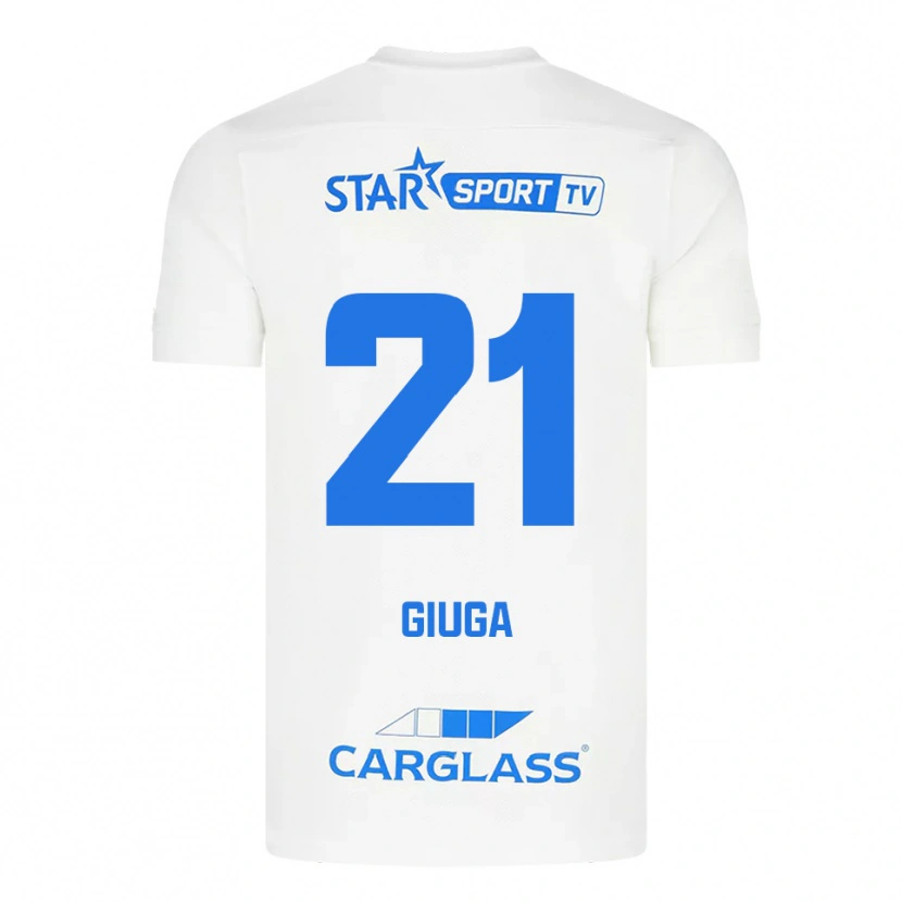 Danxen Pánské Anissa Giuga #21 Bílá Modrá Daleko Hráčské Dresy 2025/26 Dres