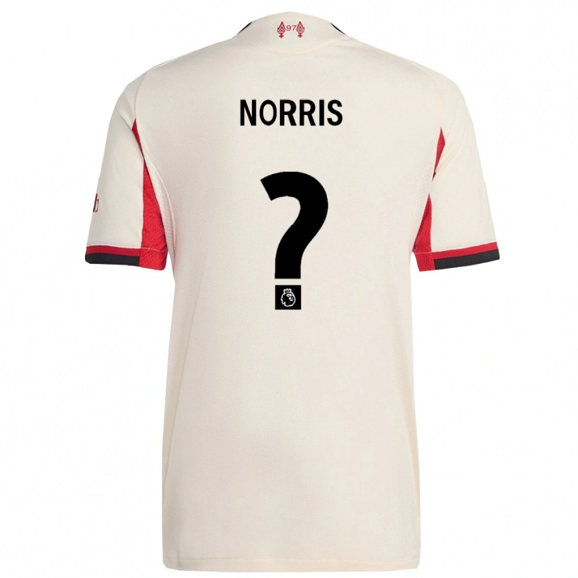 Danxen Pánské James Norris #0 Bílá Černá Daleko Hráčské Dresy 2025/26 Dres