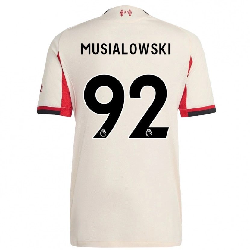 Danxen Pánské Mateusz Musialowski #92 Bílá Černá Daleko Hráčské Dresy 2025/26 Dres