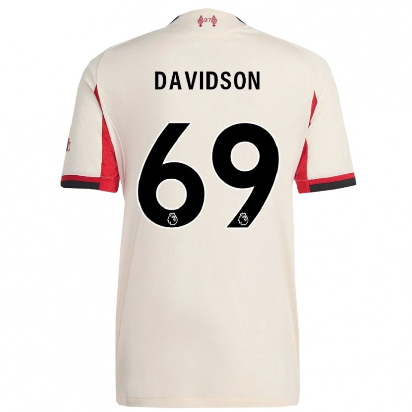 Danxen Pánské Josh Davidson #69 Bílá Černá Daleko Hráčské Dresy 2025/26 Dres