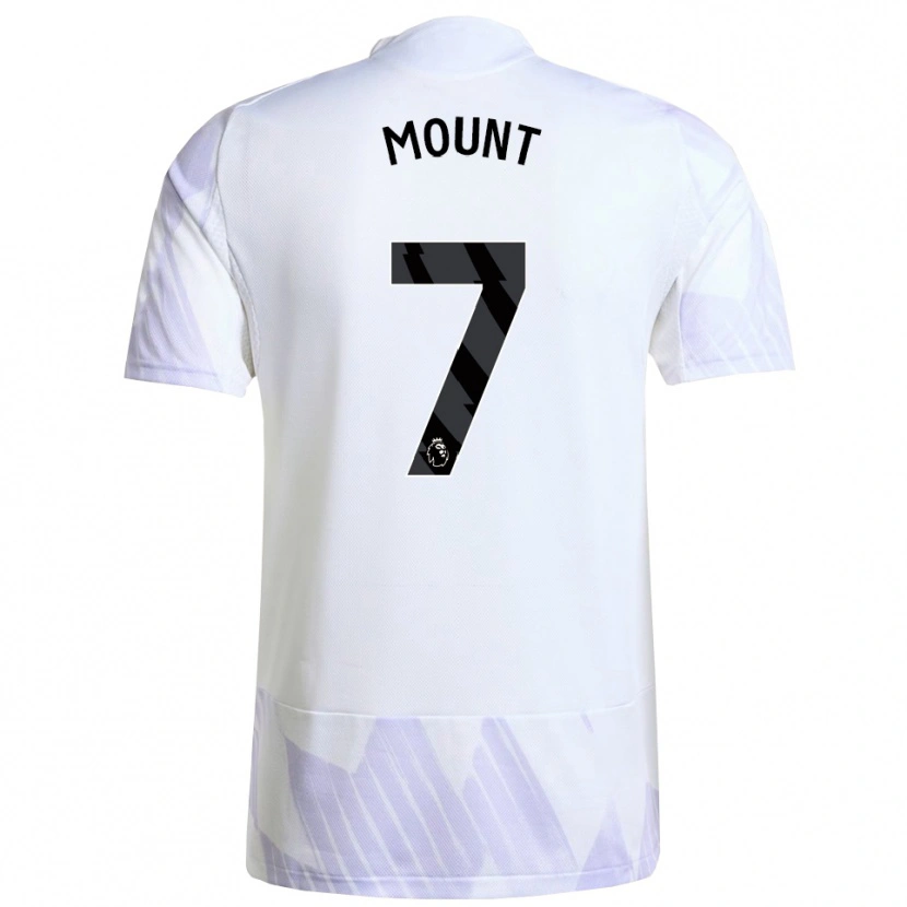 Danxen Pánské Mason Mount #7 Bílá Fialová Fialová Daleko Hráčské Dresy 2025/26 Dres