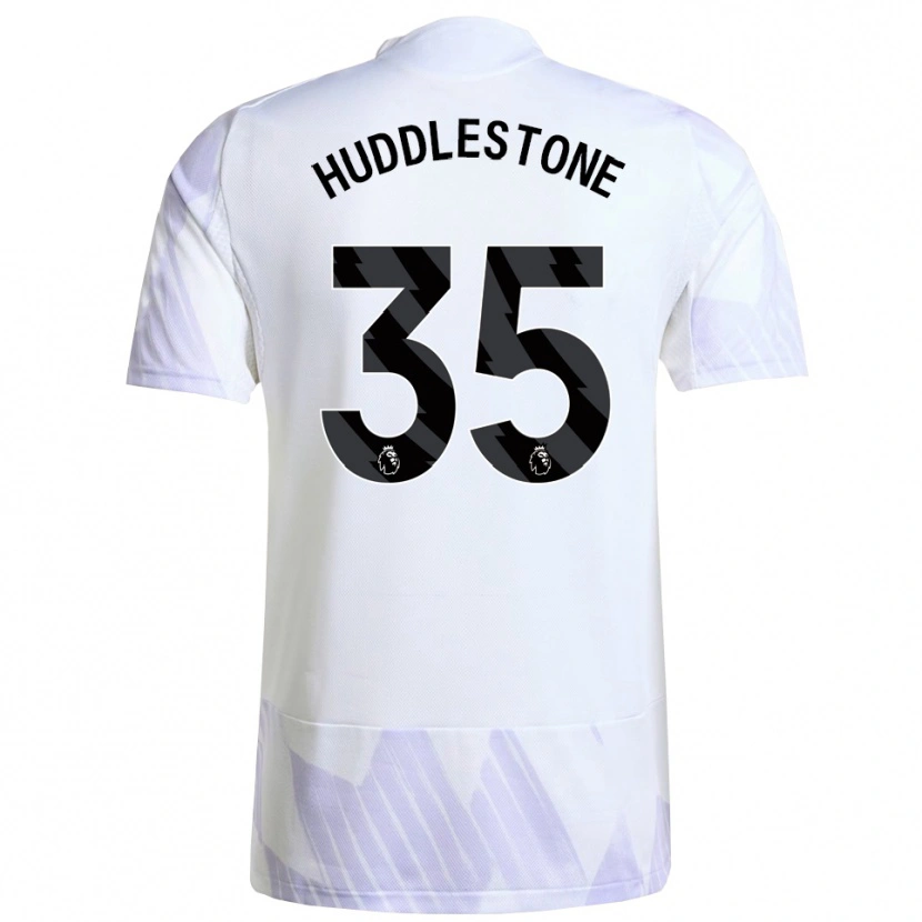 Danxen Pánské Tom Huddlestone #35 Bílá Fialová Fialová Daleko Hráčské Dresy 2025/26 Dres