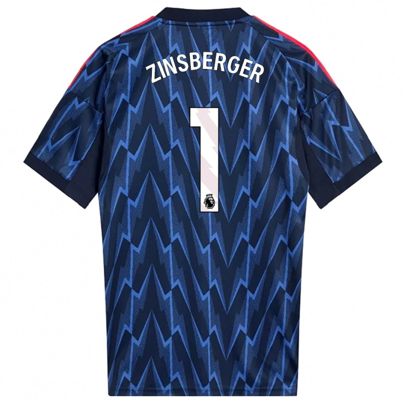 Danxen Pánské Manuela Zinsberger #1 Tmavě Modrá Červená Daleko Hráčské Dresy 2025/26 Dres