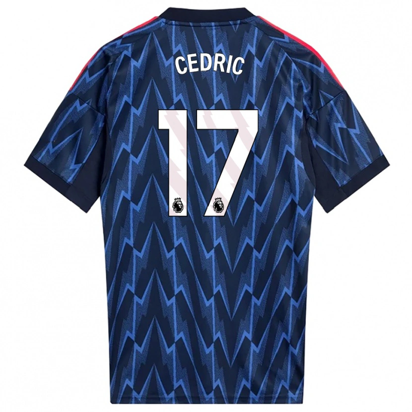 Danxen Pánské Cedric Soares #17 Tmavě Modrá Červená Daleko Hráčské Dresy 2025/26 Dres