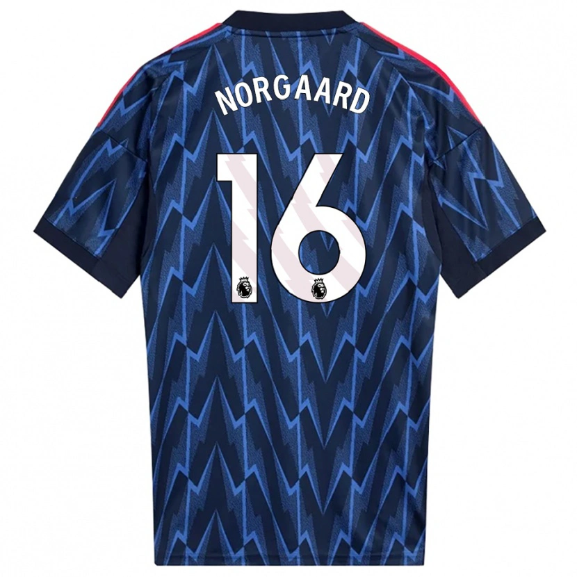 Danxen Pánské Christian Nørgaard #16 Tmavě Modrá Červená Daleko Hráčské Dresy 2025/26 Dres