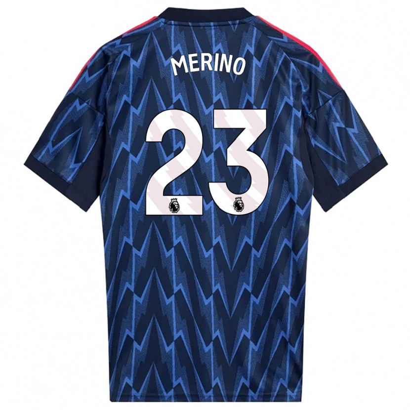 Danxen Pánské Mikel Merino #23 Tmavě Modrá Červená Daleko Hráčské Dresy 2025/26 Dres