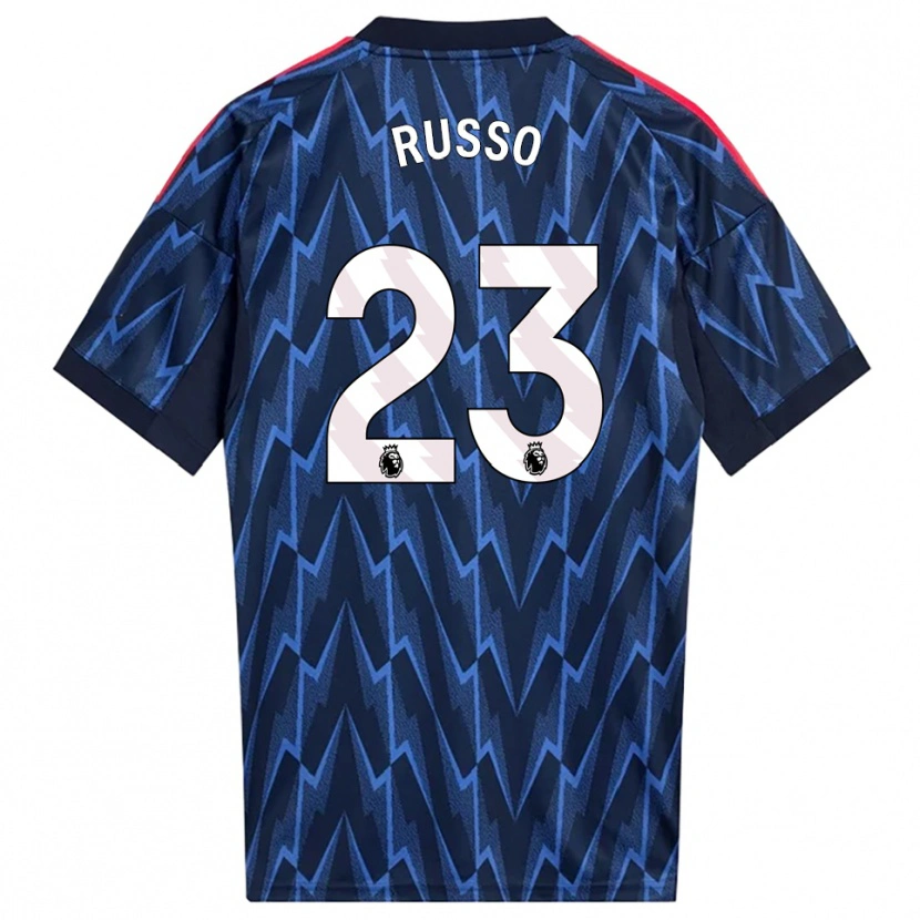 Danxen Pánské Alessia Russo #23 Tmavě Modrá Červená Daleko Hráčské Dresy 2025/26 Dres