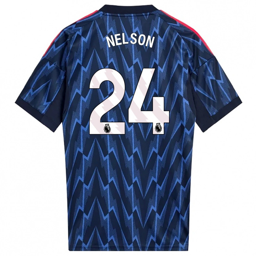 Danxen Pánské Reiss Nelson #24 Tmavě Modrá Červená Daleko Hráčské Dresy 2025/26 Dres