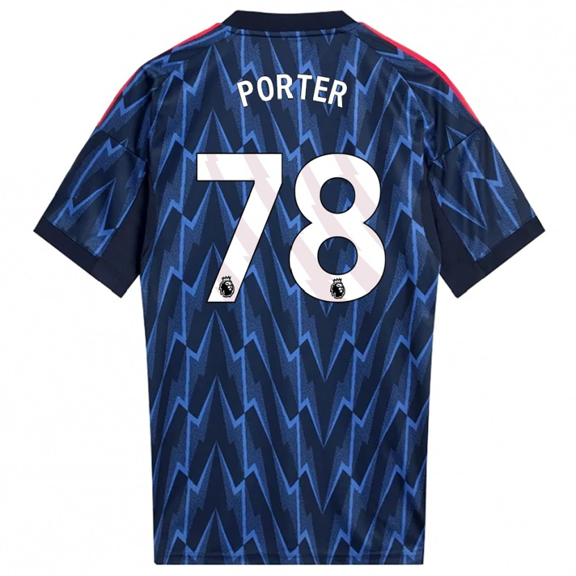 Danxen Pánské Jack Porter #78 Tmavě Modrá Červená Daleko Hráčské Dresy 2025/26 Dres