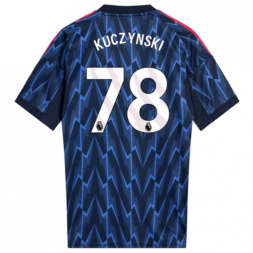 Danxen Pánské Max Kuczynski #78 Tmavě Modrá Červená Daleko Hráčské Dresy 2025/26 Dres
