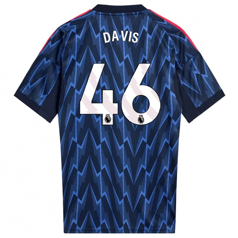 Danxen Pánské Timi Davis #46 Tmavě Modrá Červená Daleko Hráčské Dresy 2025/26 Dres