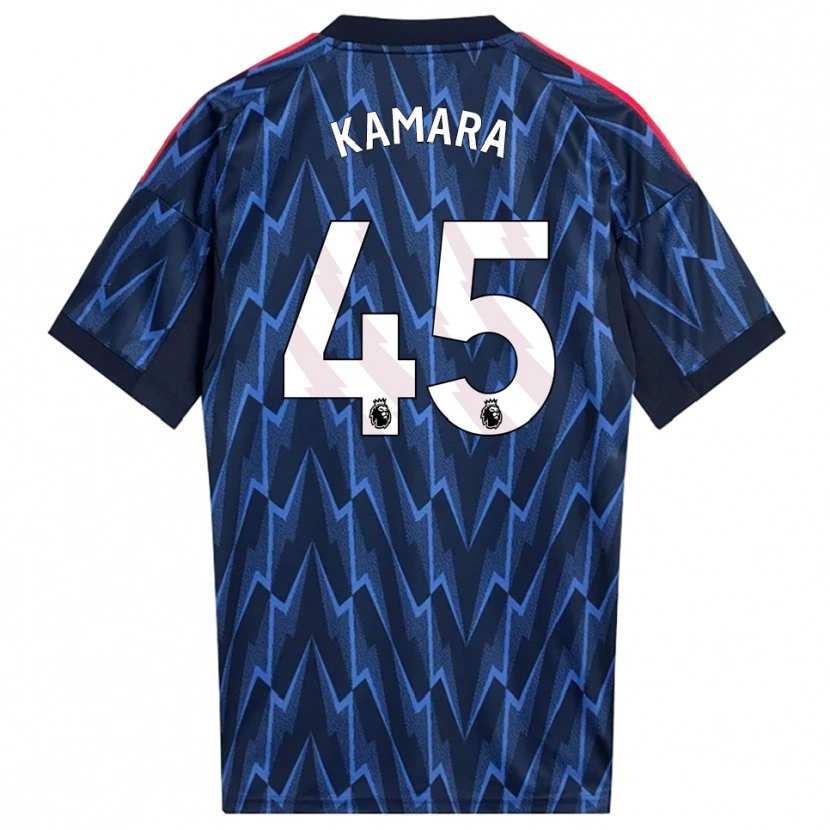 Danxen Pánské Osman Kamara #45 Tmavě Modrá Červená Daleko Hráčské Dresy 2025/26 Dres