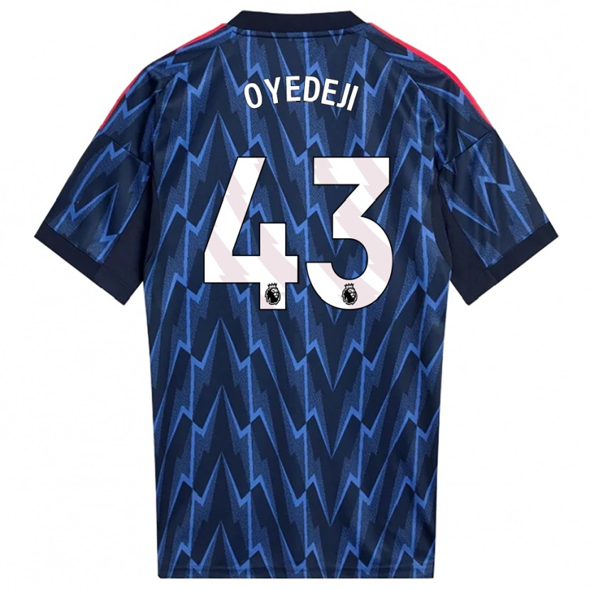 Danxen Pánské Nathan Butler Oyedeji #43 Tmavě Modrá Červená Daleko Hráčské Dresy 2025/26 Dres