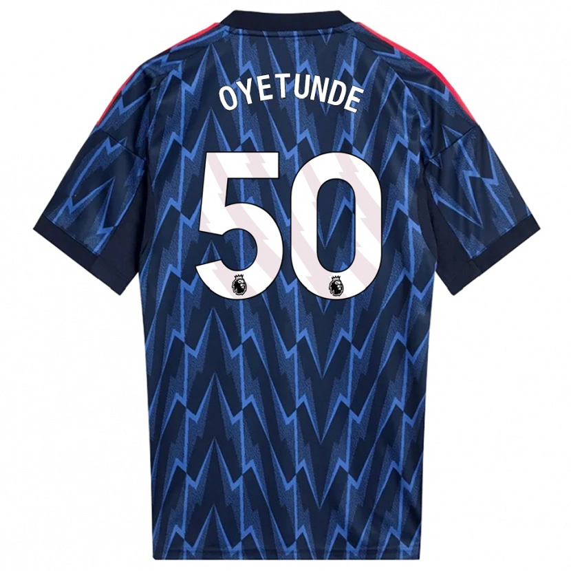 Danxen Pánské Daniel Oyetunde #50 Tmavě Modrá Červená Daleko Hráčské Dresy 2025/26 Dres