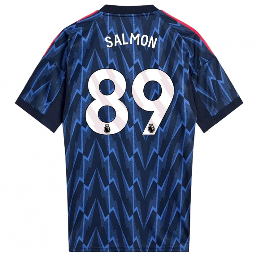 Danxen Pánské Marli Salmon #89 Tmavě Modrá Červená Daleko Hráčské Dresy 2025/26 Dres