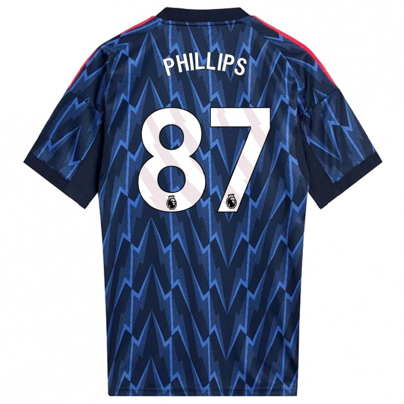 Danxen Pánské Bowen Phillips #87 Tmavě Modrá Červená Daleko Hráčské Dresy 2025/26 Dres