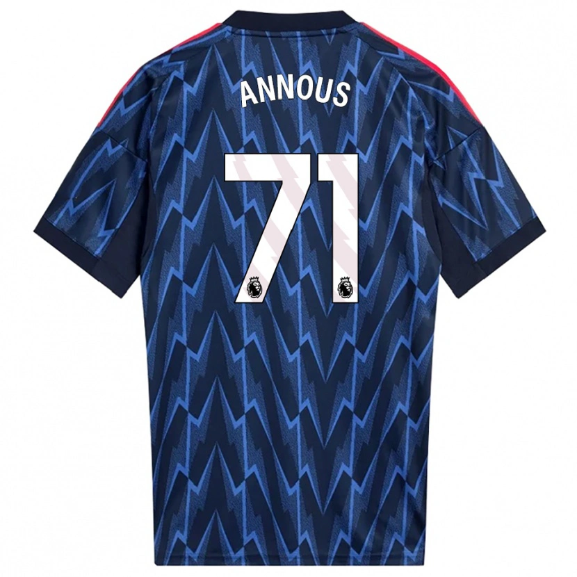 Danxen Pánské Andre Harriman-Annous #71 Tmavě Modrá Červená Daleko Hráčské Dresy 2025/26 Dres