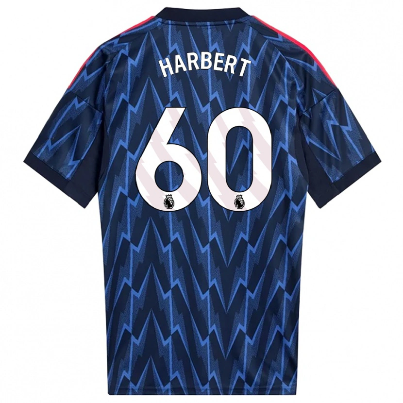 Danxen Pánské Laila Harbert #60 Tmavě Modrá Červená Daleko Hráčské Dresy 2025/26 Dres