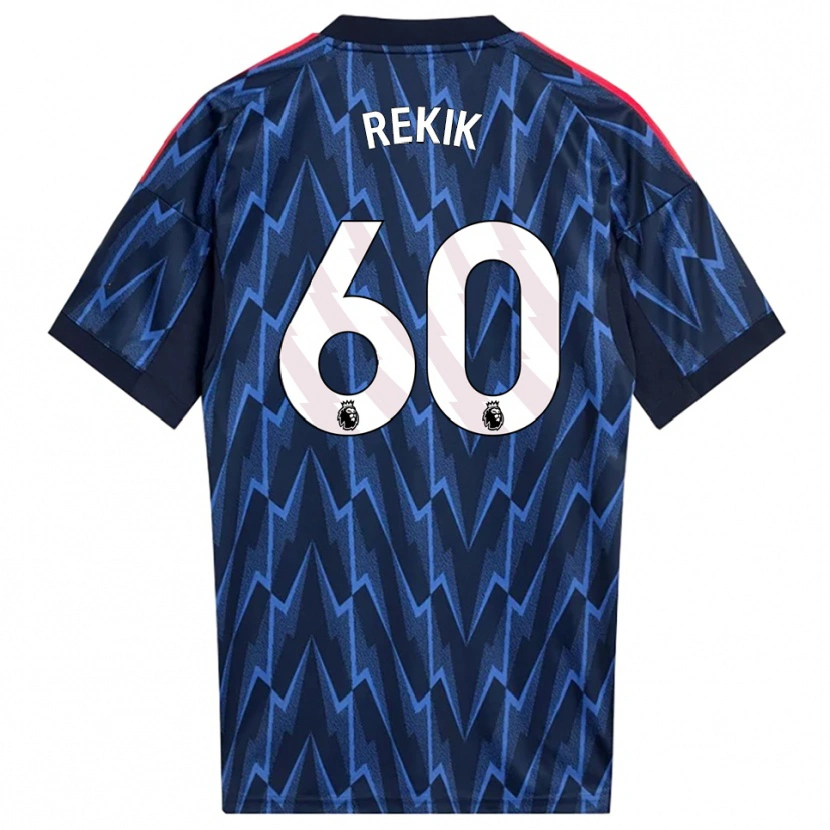 Danxen Pánské Omar Rekik #60 Tmavě Modrá Červená Daleko Hráčské Dresy 2025/26 Dres