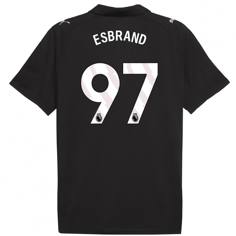 Danxen Pánské Josh Wilson-Esbrand #97 Černá Bílá Daleko Hráčské Dresy 2025/26 Dres